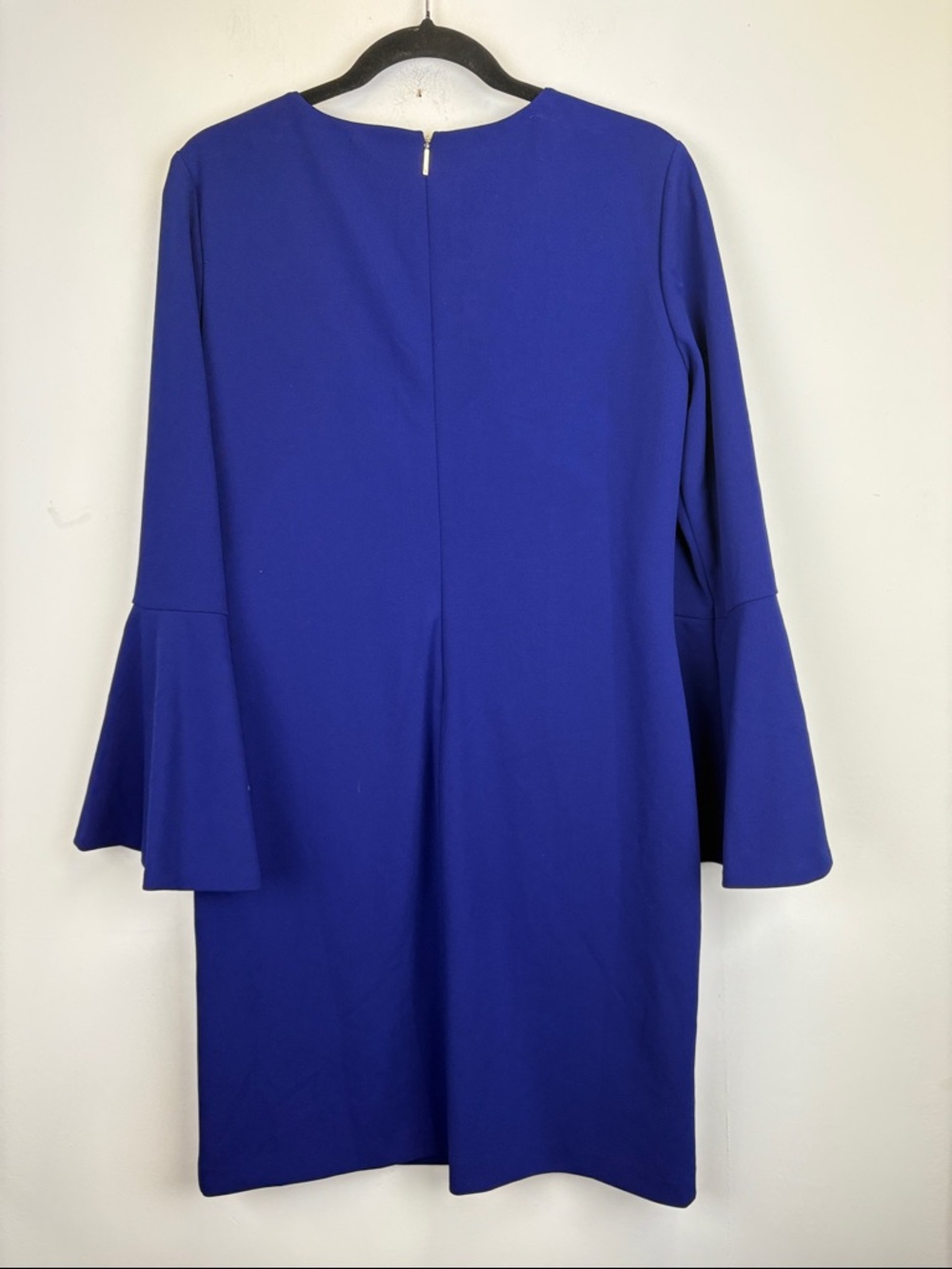 Lauren Ralph Lauren Bell Sleeve Sheath Dress | Royal Blue | Size 10 NWT - Picture 7 of 8